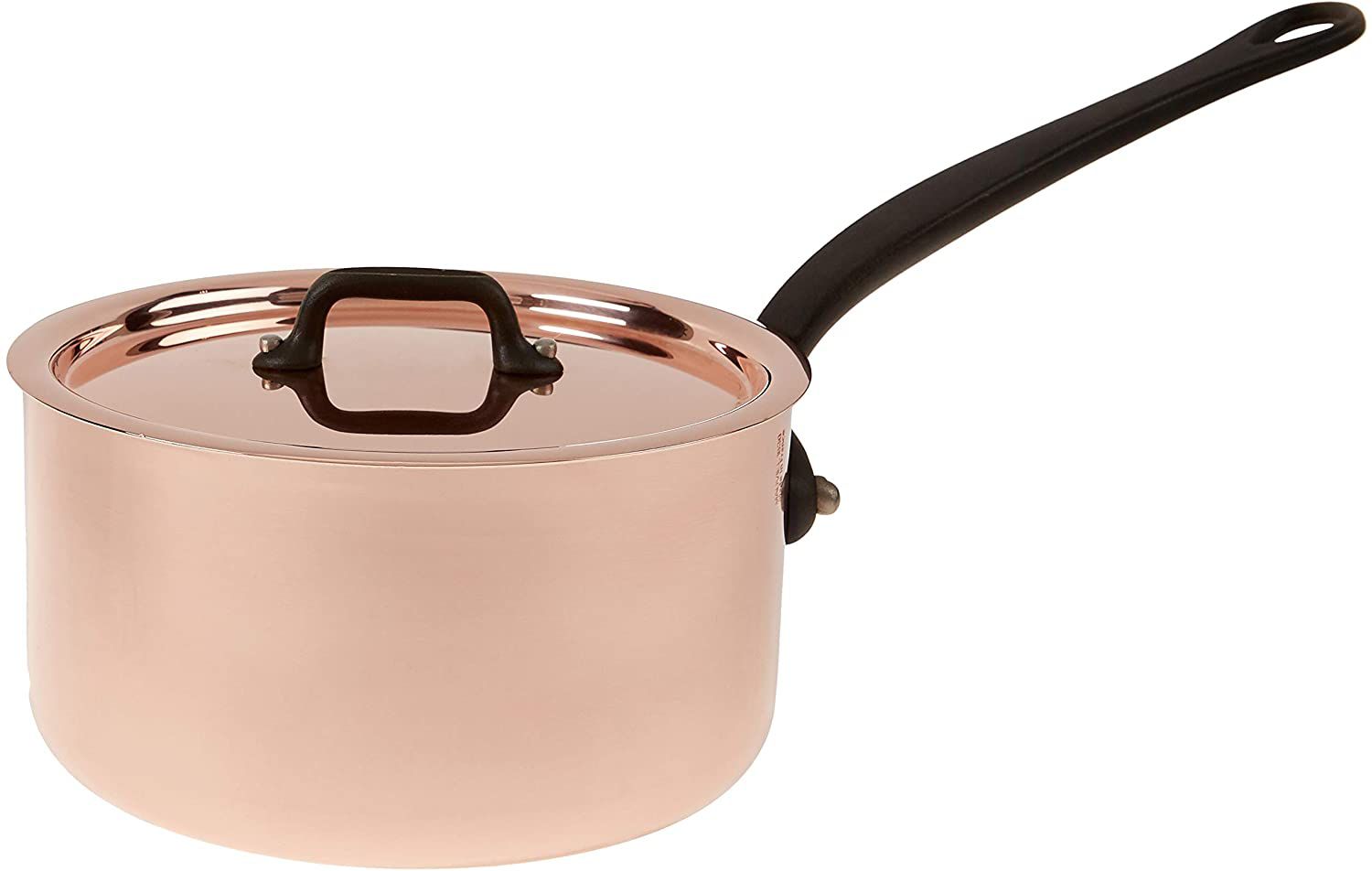 Mauviel 1.9-Quart Copper Saucepan