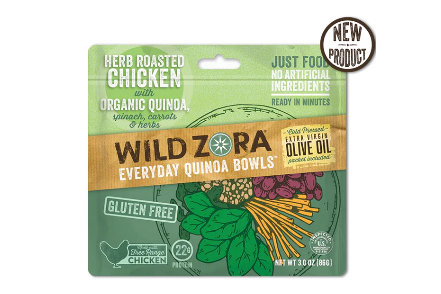 Wild Zora Herb Roasted Chicken Quinoa Bowl