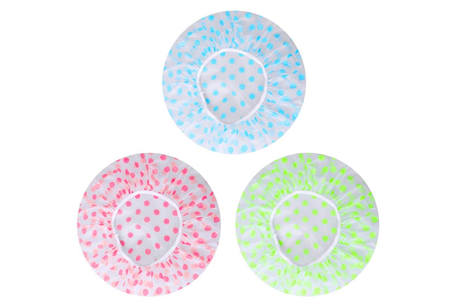 Amazon Shower Caps, 3 Pcs Waterproof Bath Caps