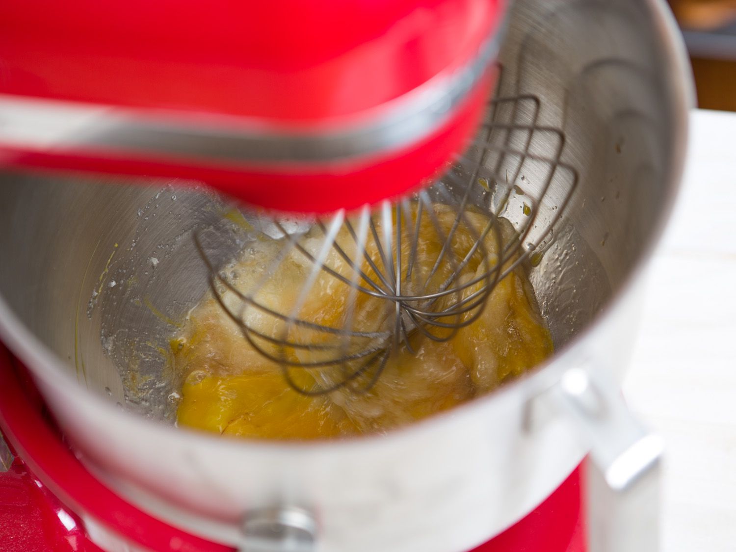 Whisk the eggs