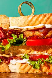 Side view of a turkey clube