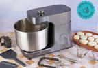 the ooni stand mixer with its attachments and a plate of cookies