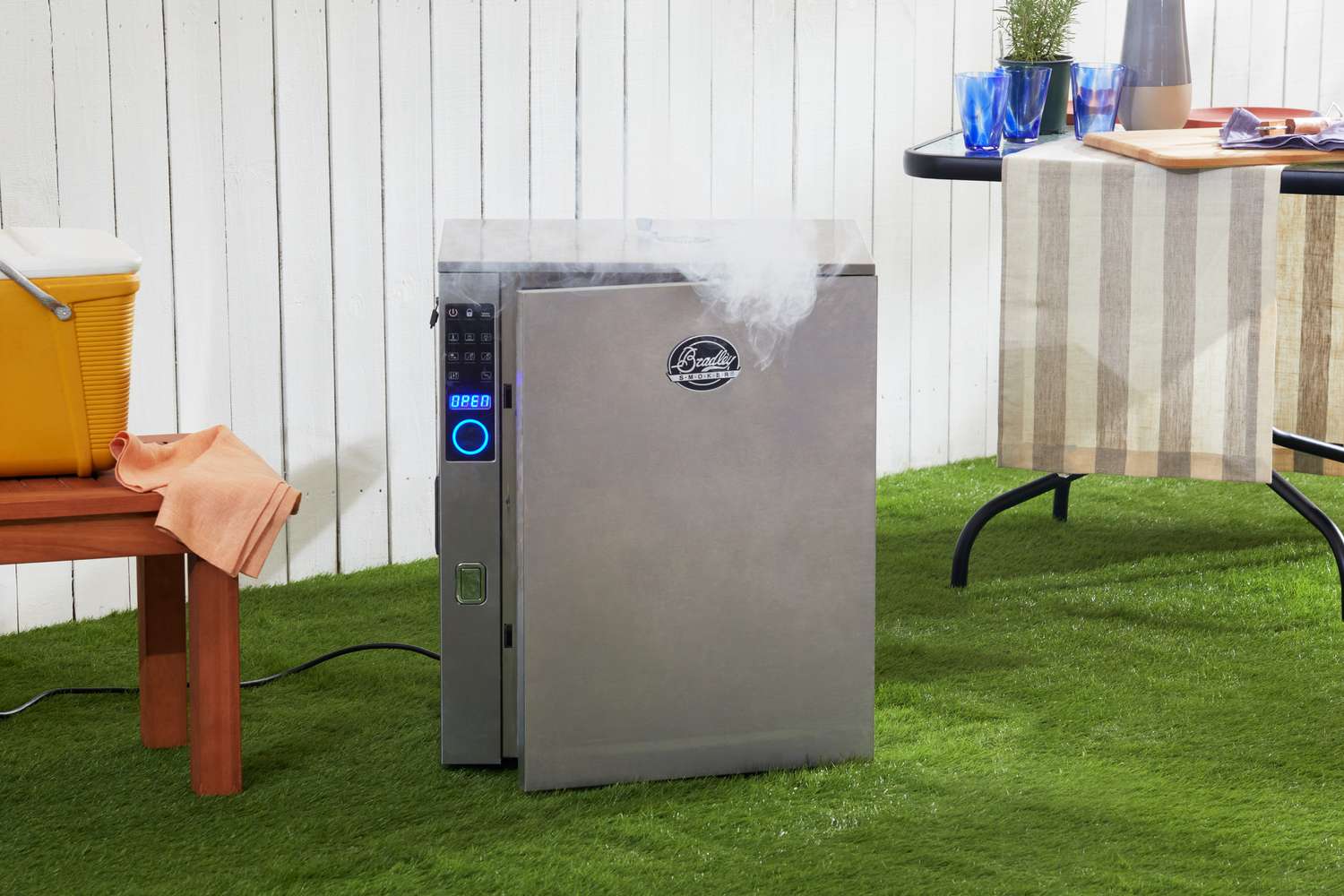 The Bradley Professional P10 4-Rack Outdoor Electric Smoker (BS1019)