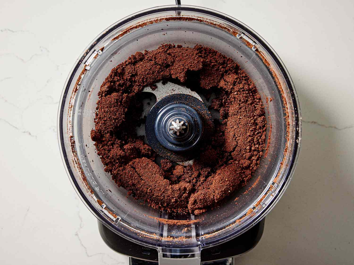 Crumbs in food processor