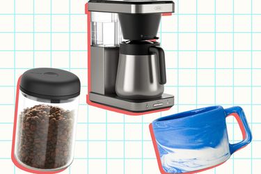 OXO Brew 8-Cup Coffee Maker, Haand 10oz Short Mug, Fellow Atmos Vacuum Canister