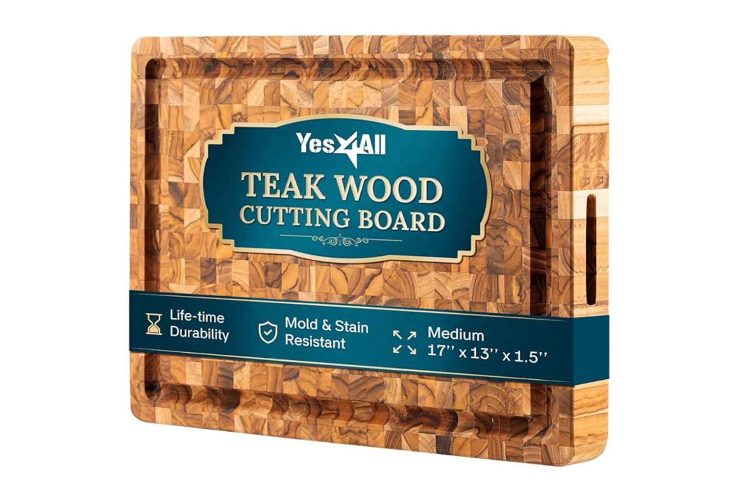 Yes4All Teak Cutting Board