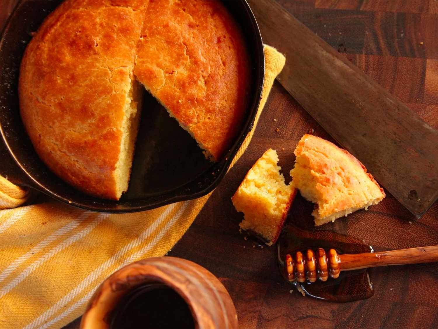 Moist and Tender Brown Butter Cornbread 