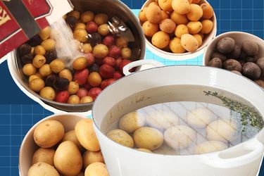 Graphic on how to boil potatoes