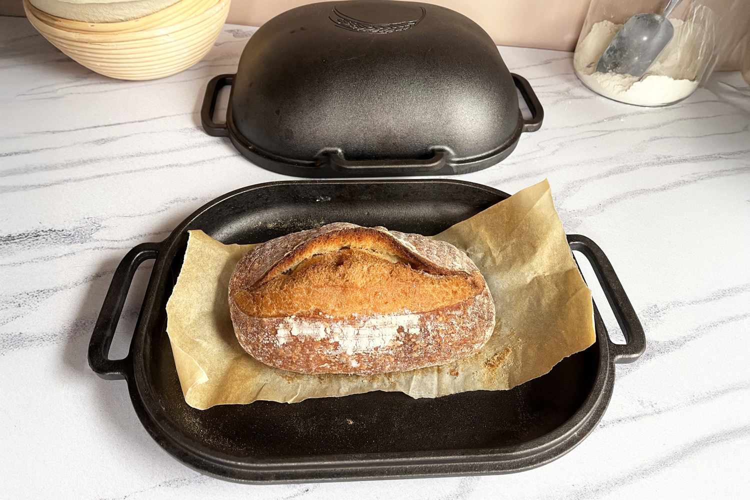 challenger bread oven with a loaf of bread