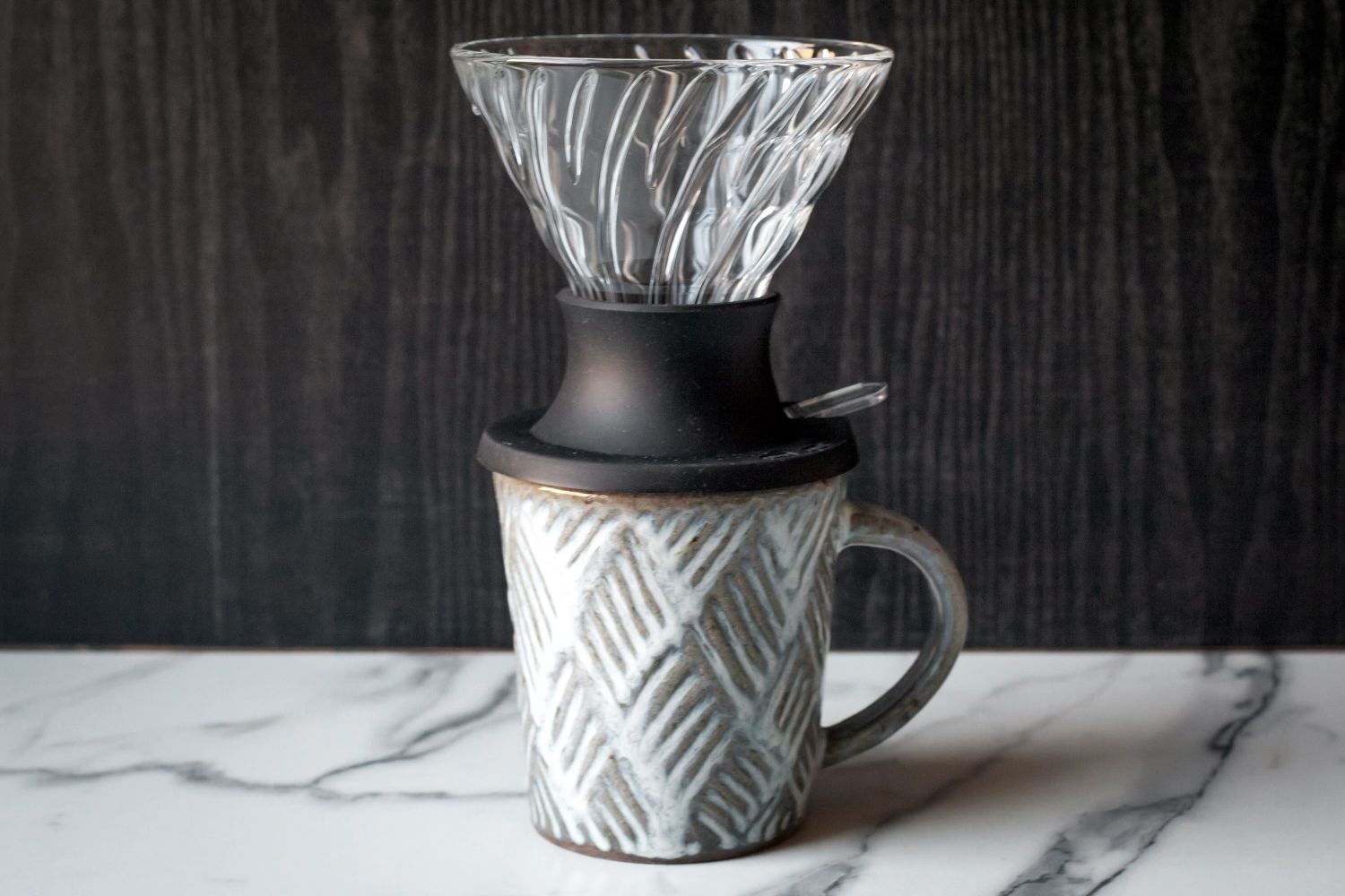 Coffee dripper on mug