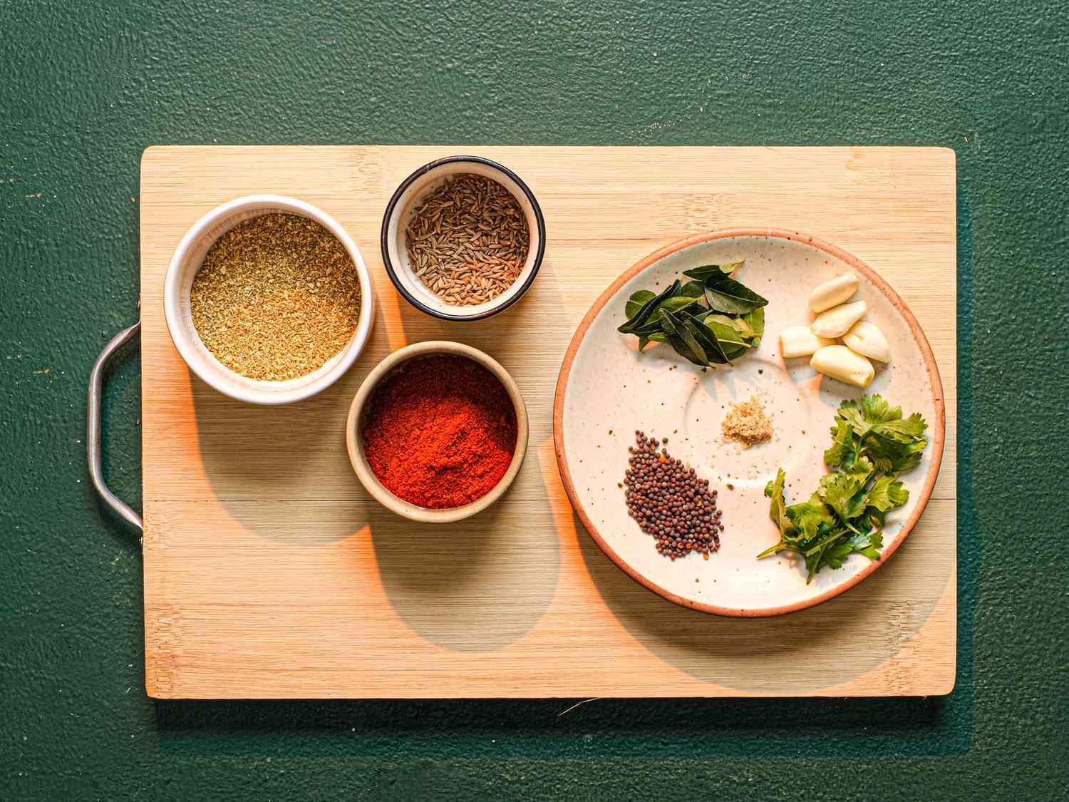 Spices and aromatics.