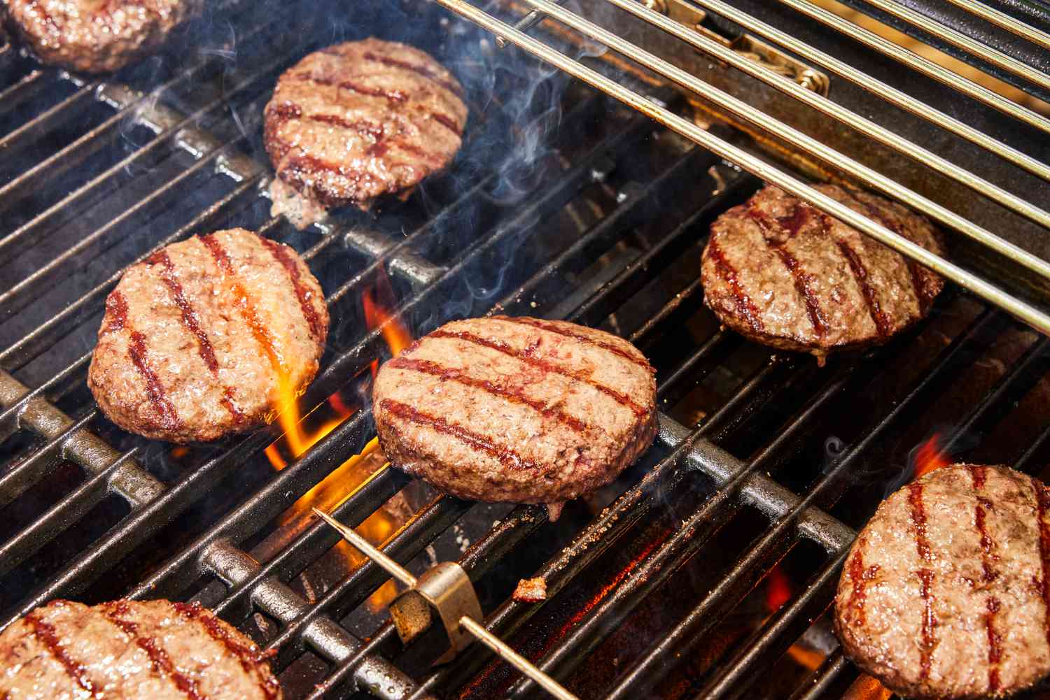 Meat is cooked on the Weber Spirit EX-325s Smart Grill