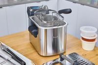 The Breville BDF500XL Smart Fryer on a kitchen countertop