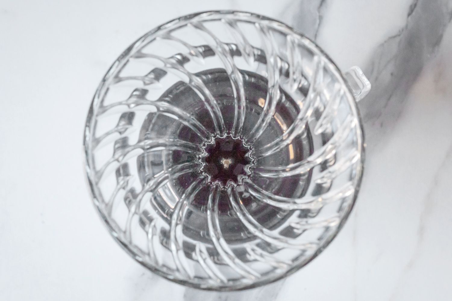 Inside of coffee dripper