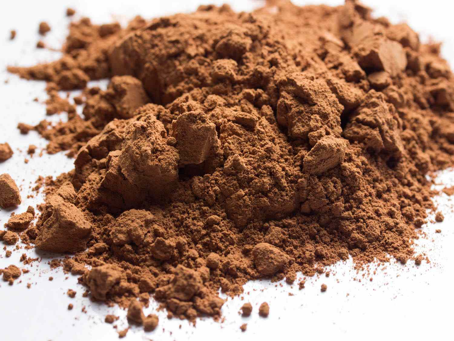 A pile of cocoa powder