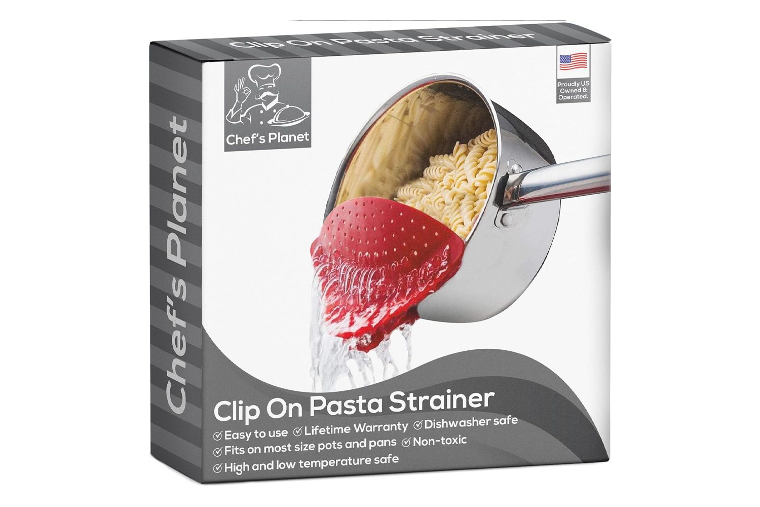 Chef's Planet Strainer Pasta Strainer