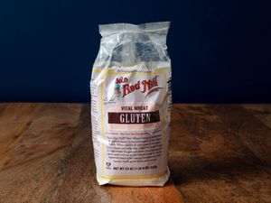 A bag of vital wheat gluten.