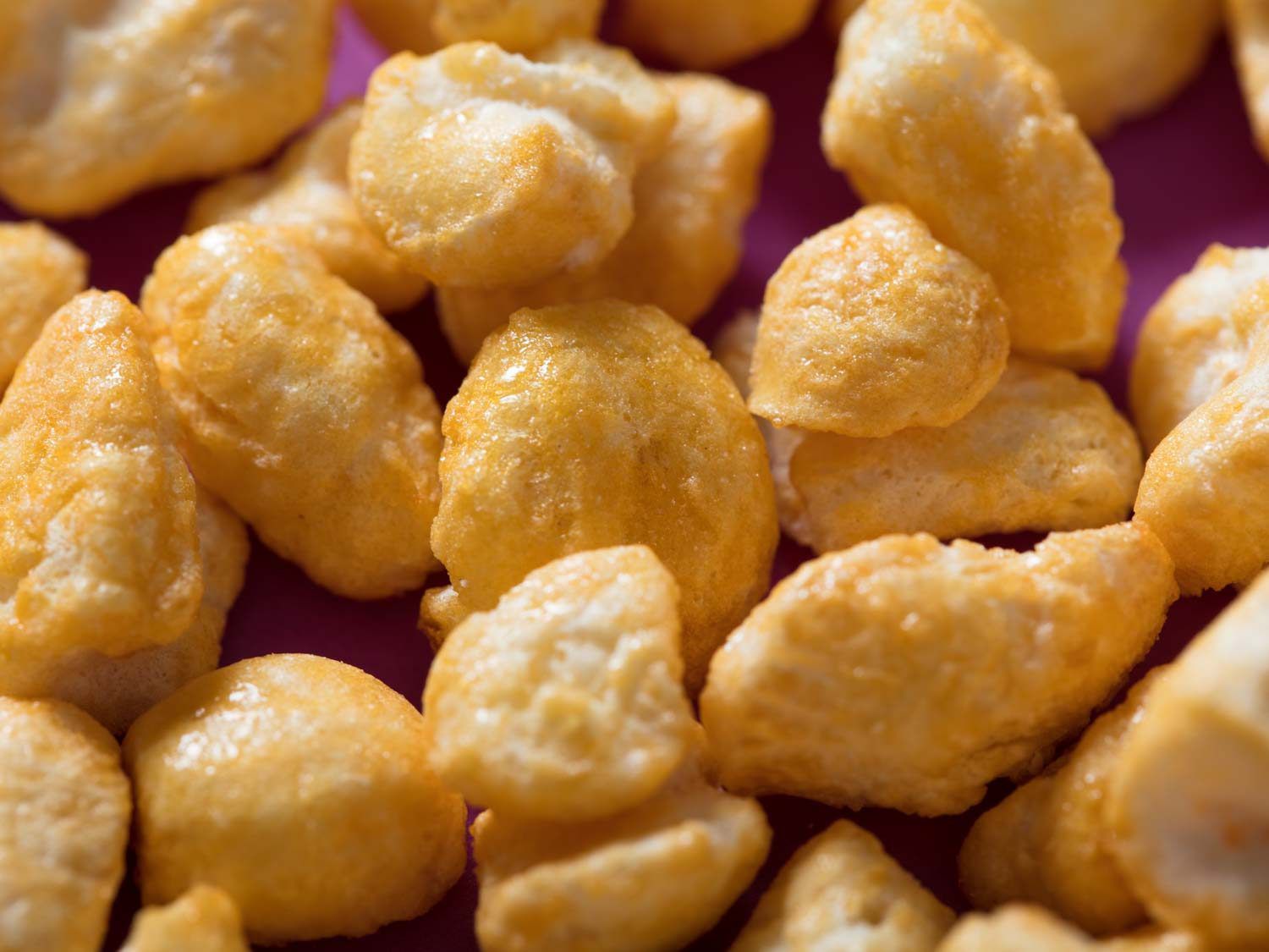 close up of corn pops cereal