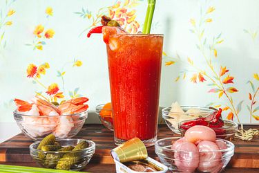 Side view of Bloody Caesar