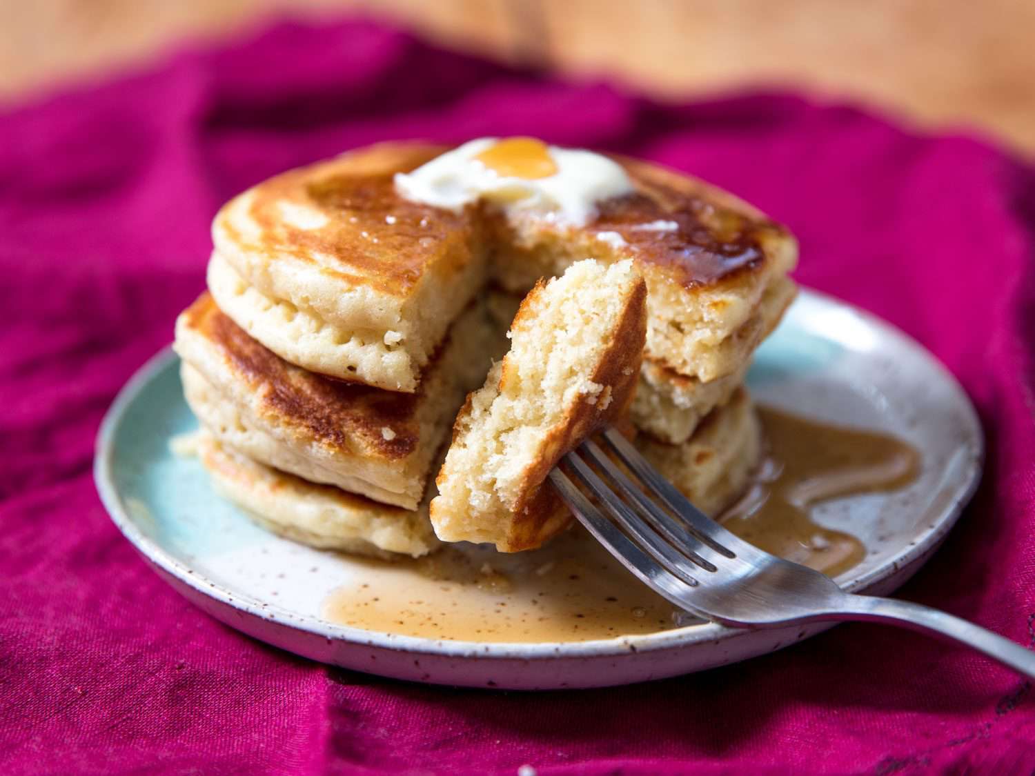 ultra thick and fluffy pancakes