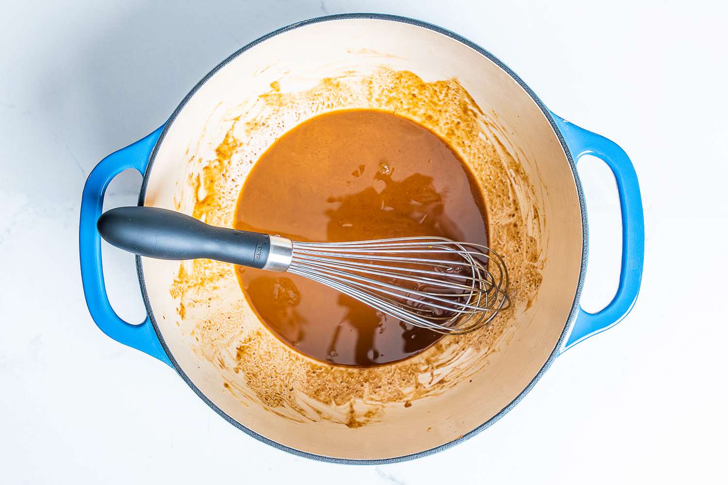 OXO Good Grips Balloon Whisk in a pot