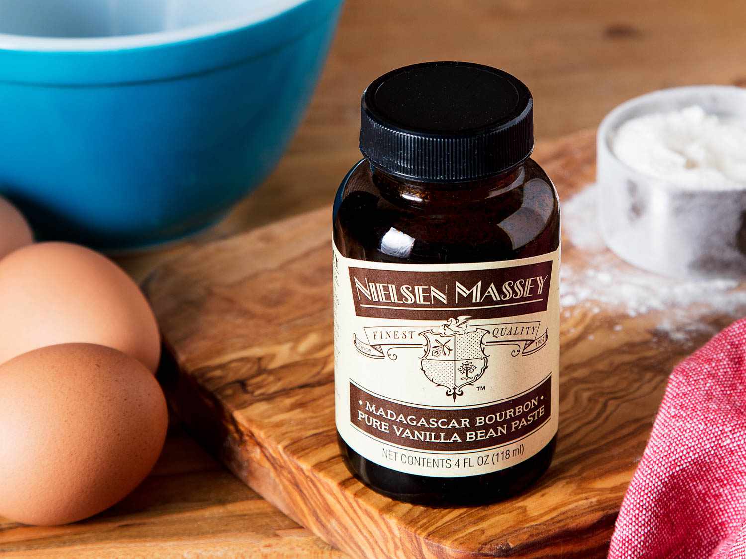 a bottle of vanilla bean paste