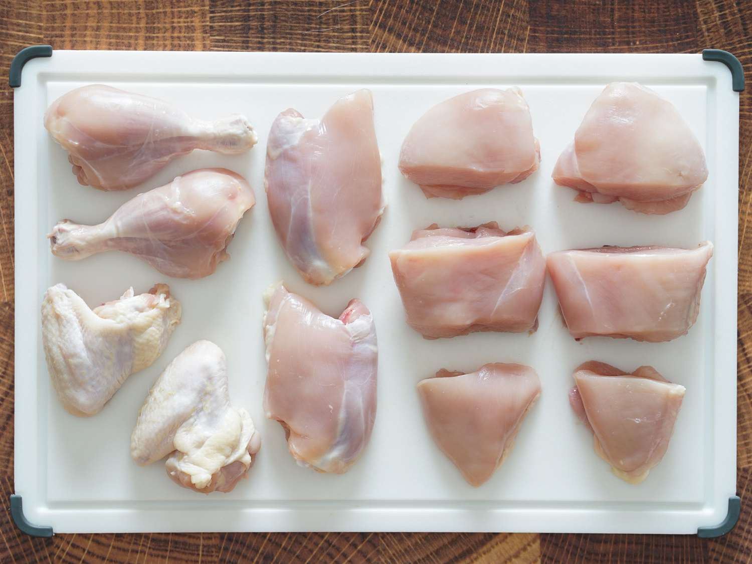 12 serving pieces of chicken, from one wholel chicken