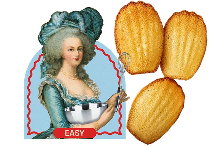 Madeleines and a easy sticker graphic
