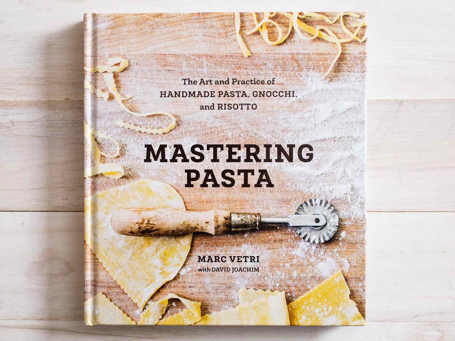 the cover of mastering pasta by marc vetri