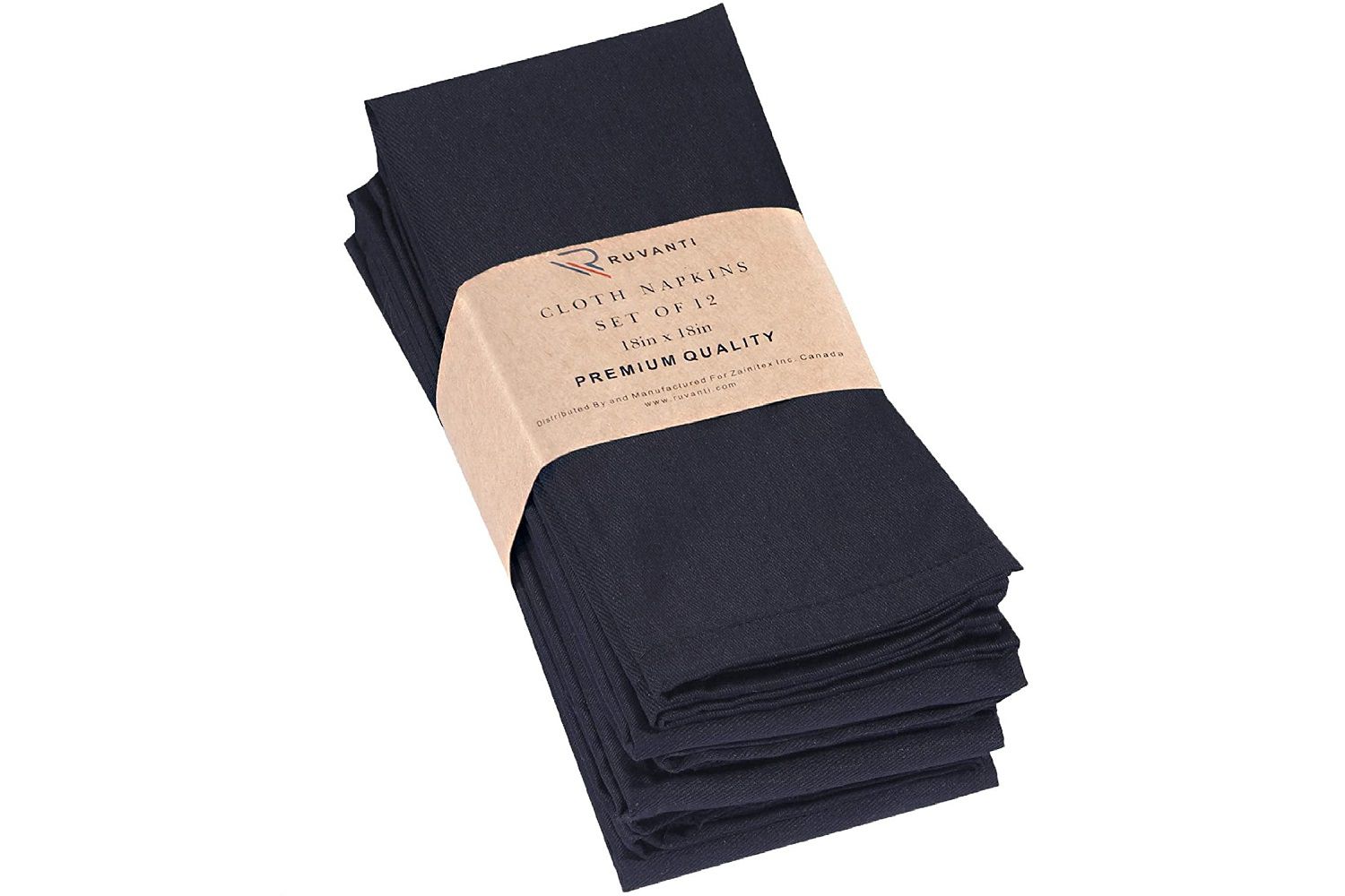 Ruvanti Premium Quality Cloth Napkins Set of 12