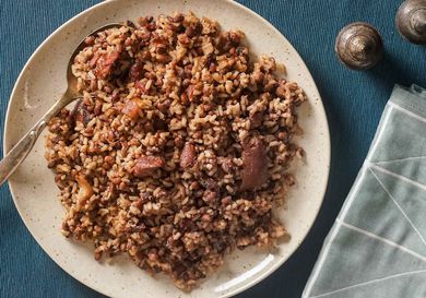 A plate of Hoppin' John