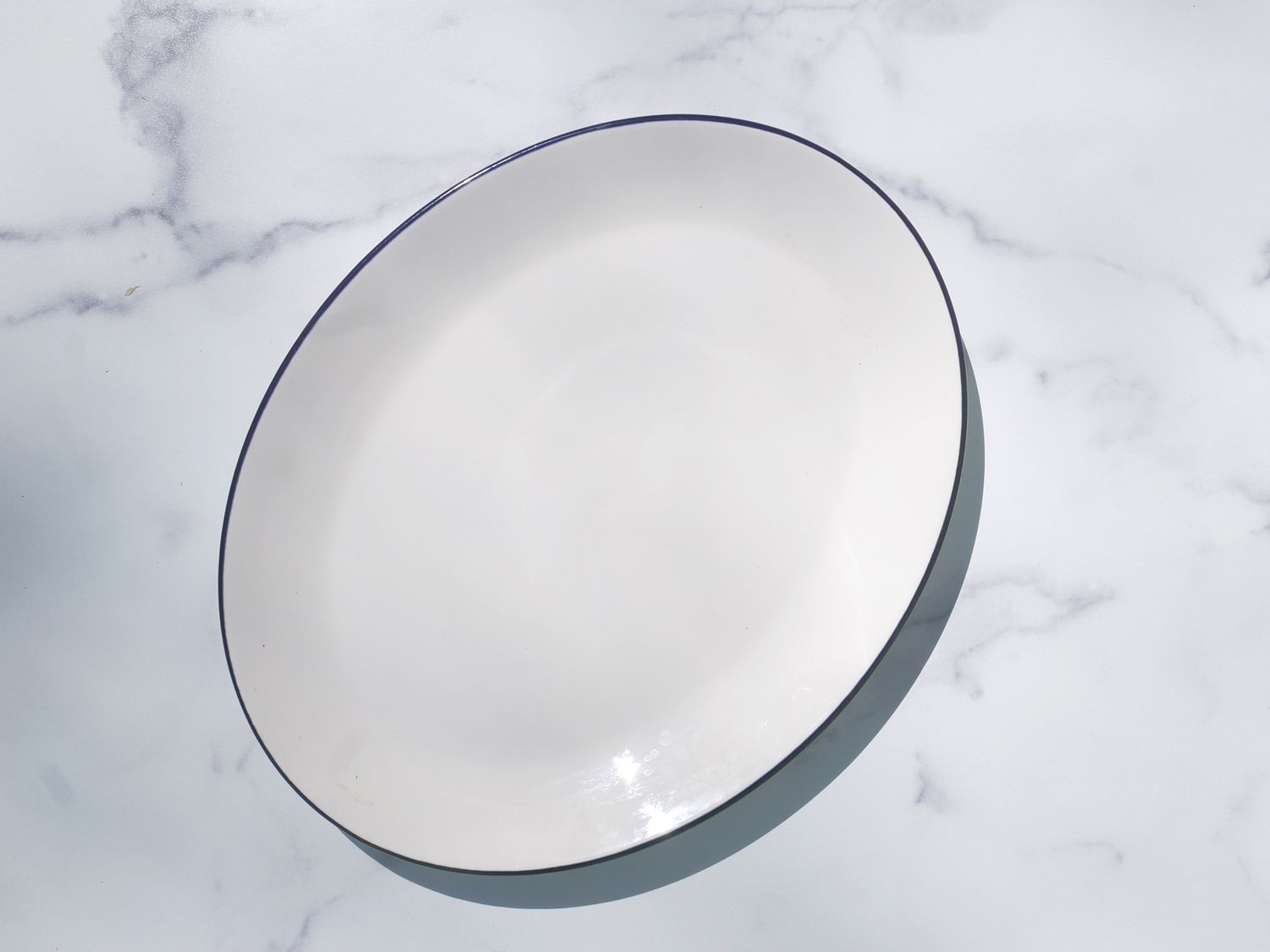 made in platter on marble backdrop