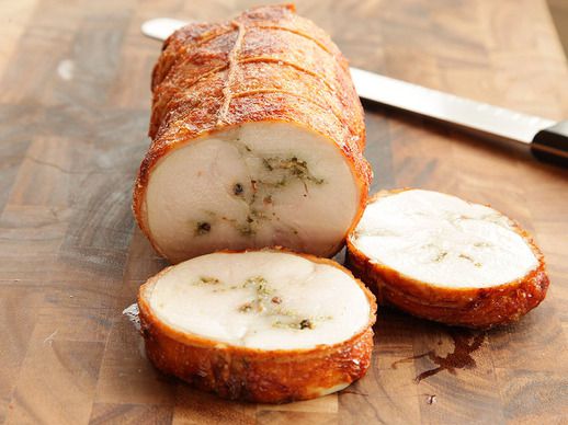 Sous-Vide, Deep-Fried Turkey Porchetta (Turchetta)