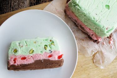 Spumoni Ice Cream Terrine