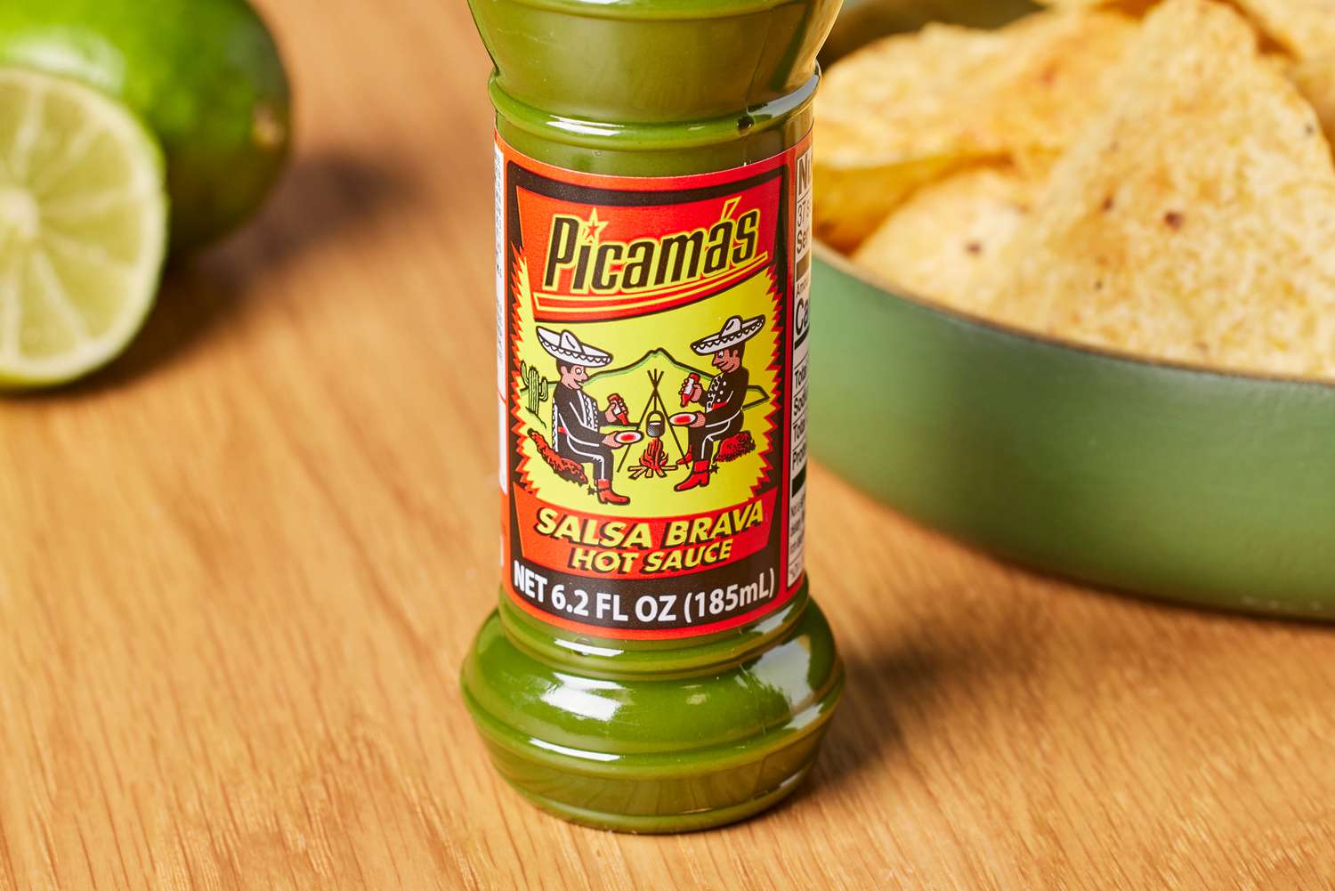 Close up of Picamas Hot Sauce