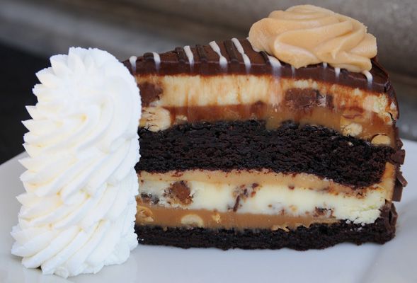 Reese's Peanut Butter Chocolate Cake Cheesecake