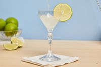 Bormioli Rocco America ’20s Glasses sitting on a napkin