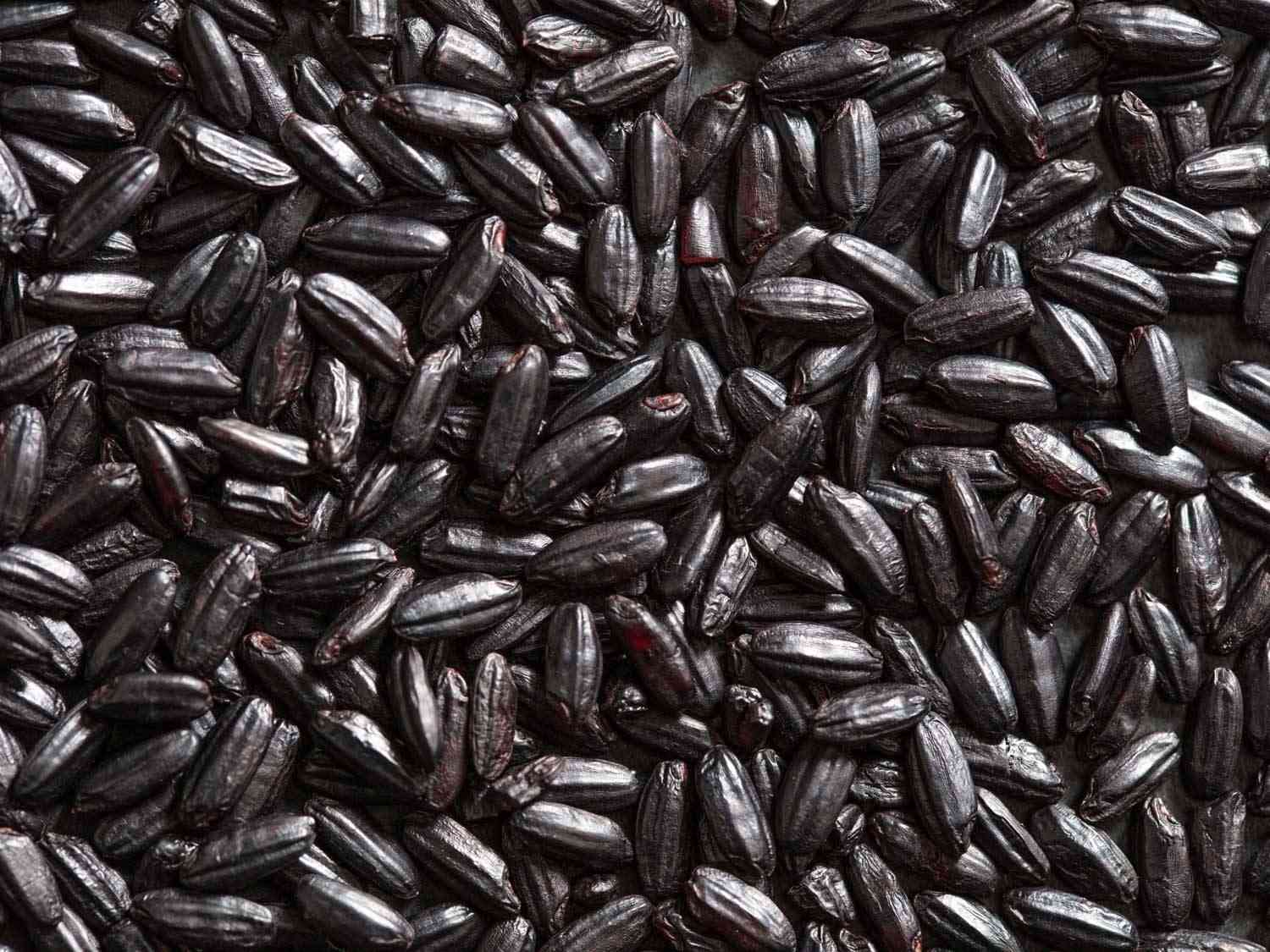 Chinese black sticky rice, aka forbidden rice