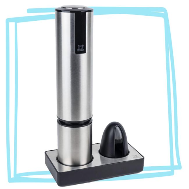 Electric wine opener with a charging base modern design