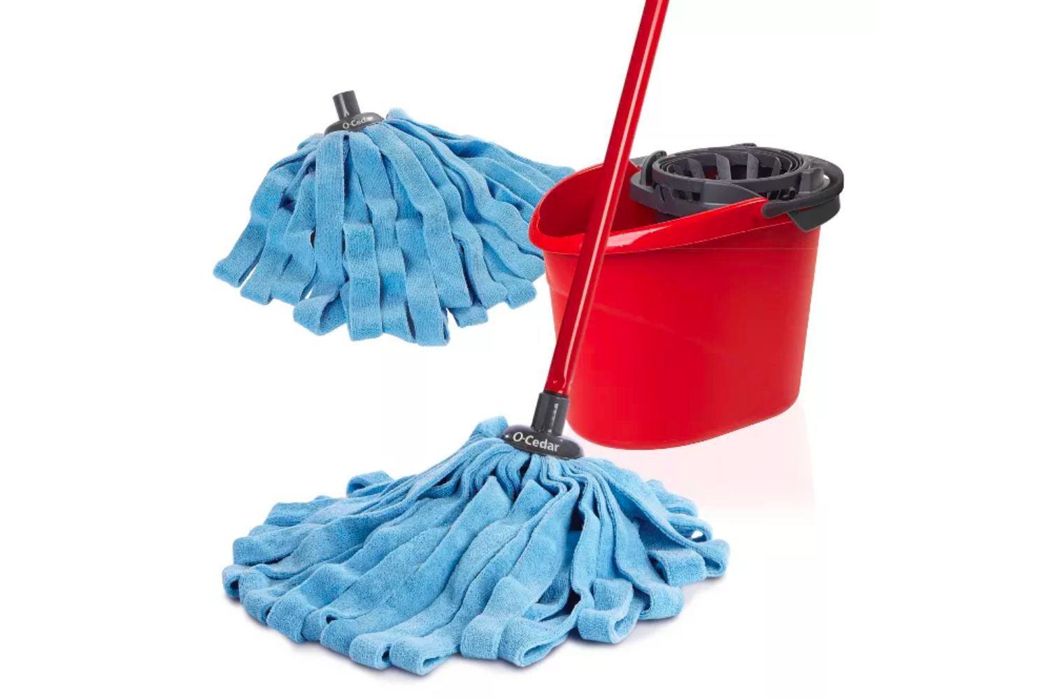 O-Cedar QuickWring Bucket &amp; Microfiber Cloth Mop System