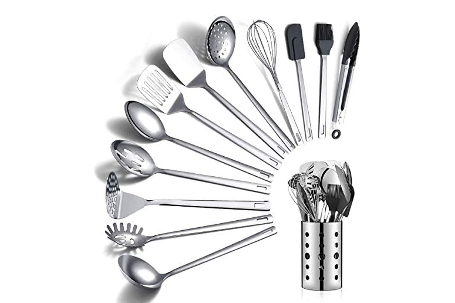 Amazon Berglander Stainless Steel Cooking Utensils Set