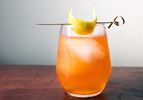 Profile view of a Sierra Madre Sunrise cocktail