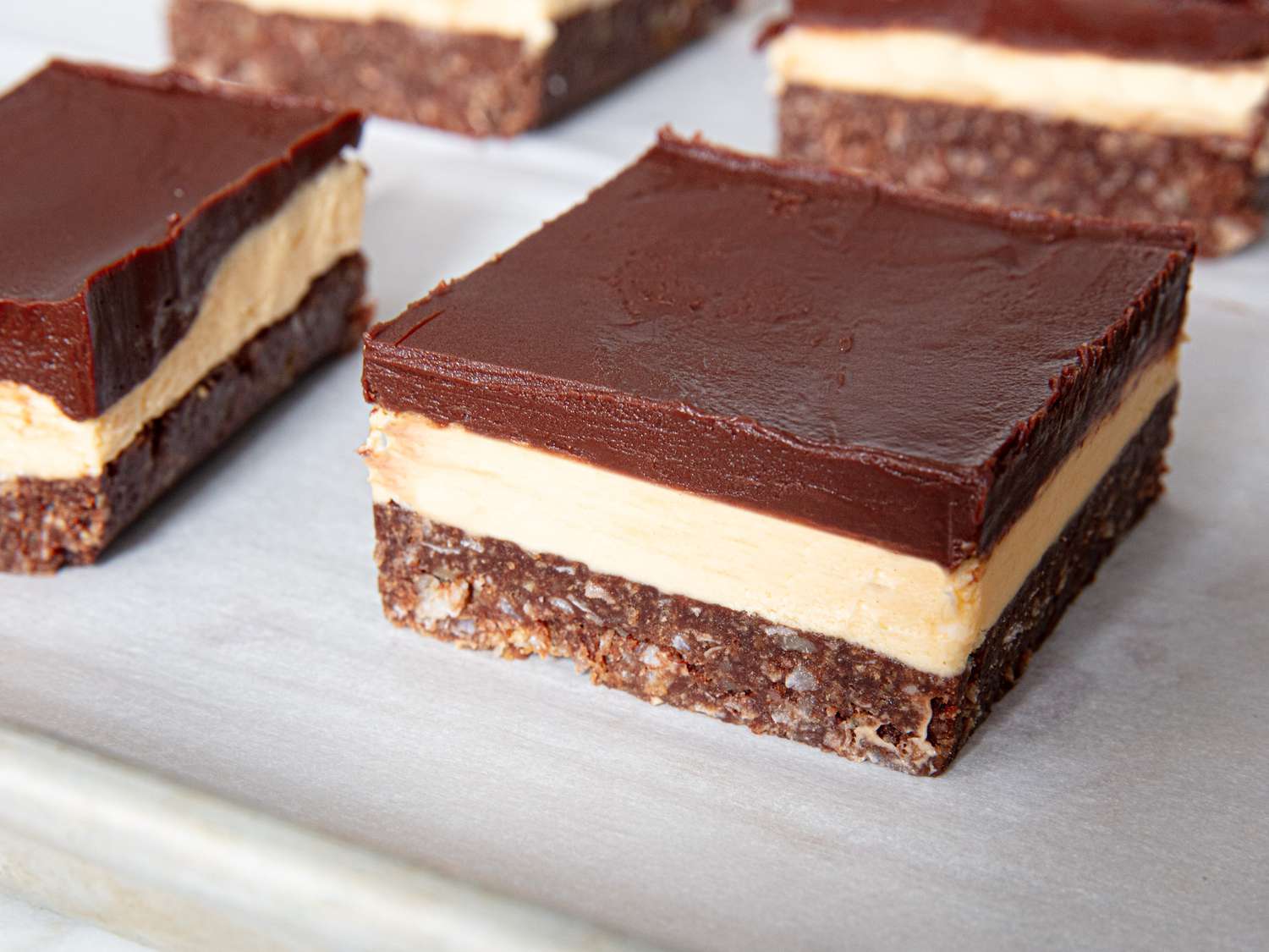 Side view of nanaimo bars