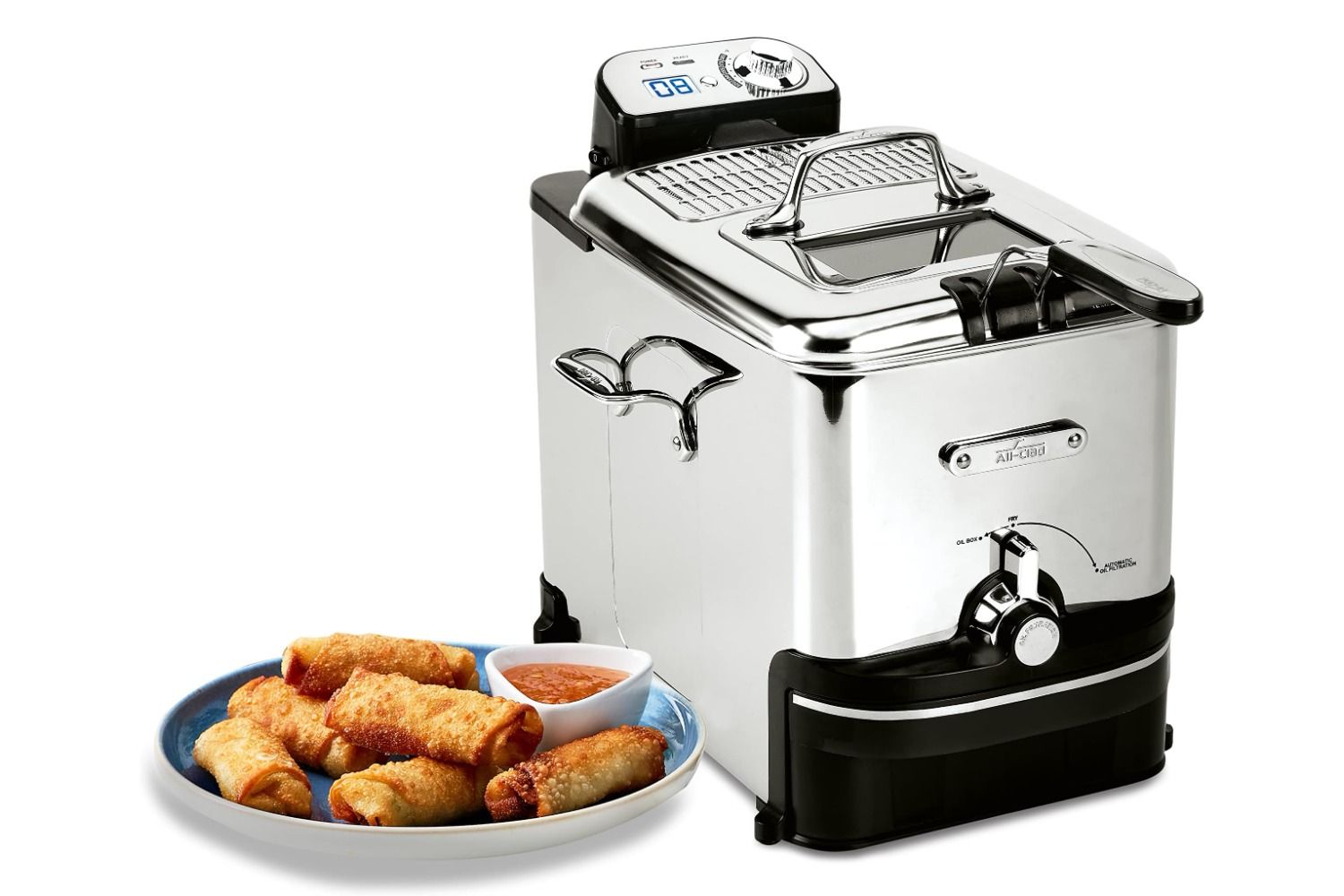 All Clad Electric Deep Fryer With Basket And Lid
