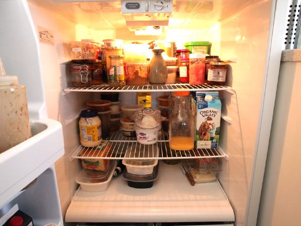 Inside of fridge