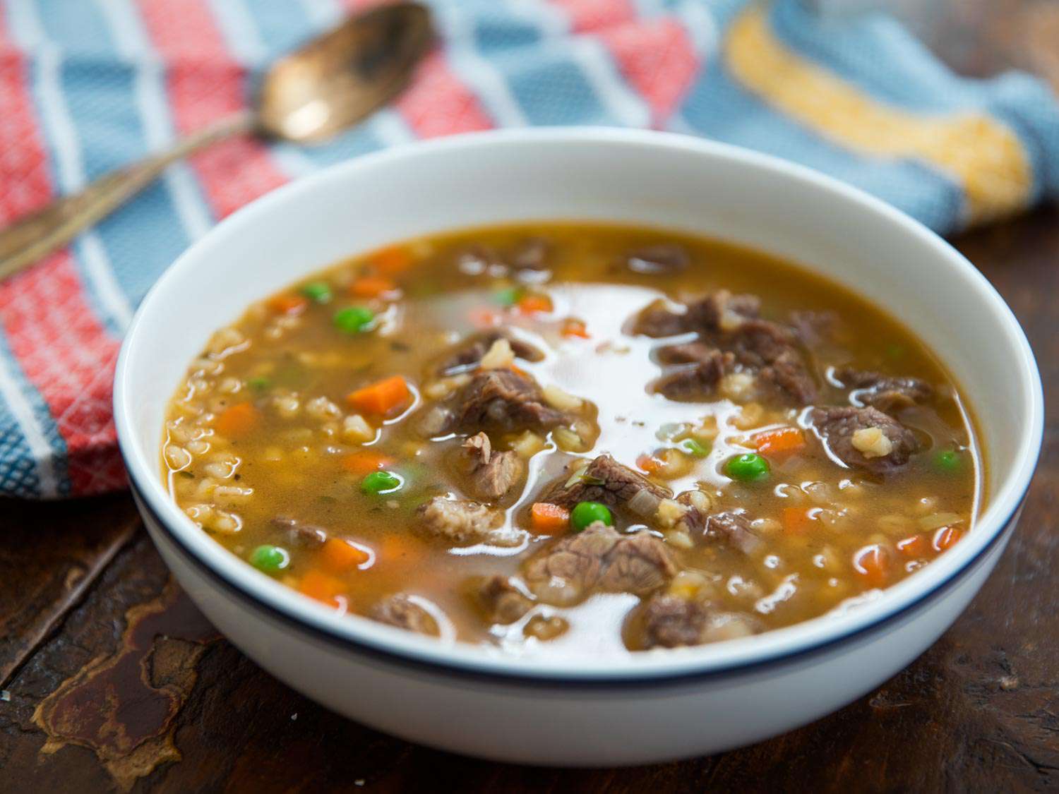 Pressure Cooker Beef Barley Soup