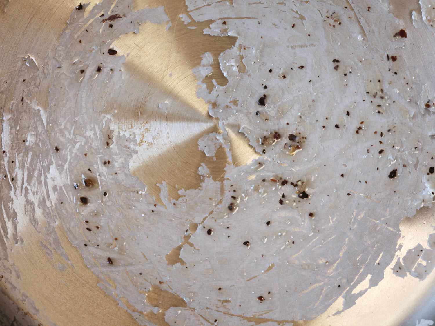 Cheese film on the bottom of the skillet when making cacio e pepe