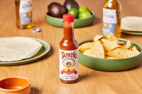 Tapatio Salsa Picante on table