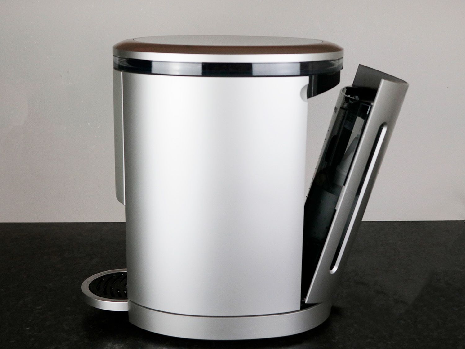 The open water reservoir or a Spinn coffee machine