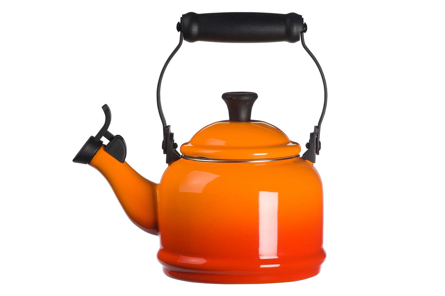 Amazon Le Creuset Enamel On Steel Demi Tea Kettle, 1.25 qt., Flame